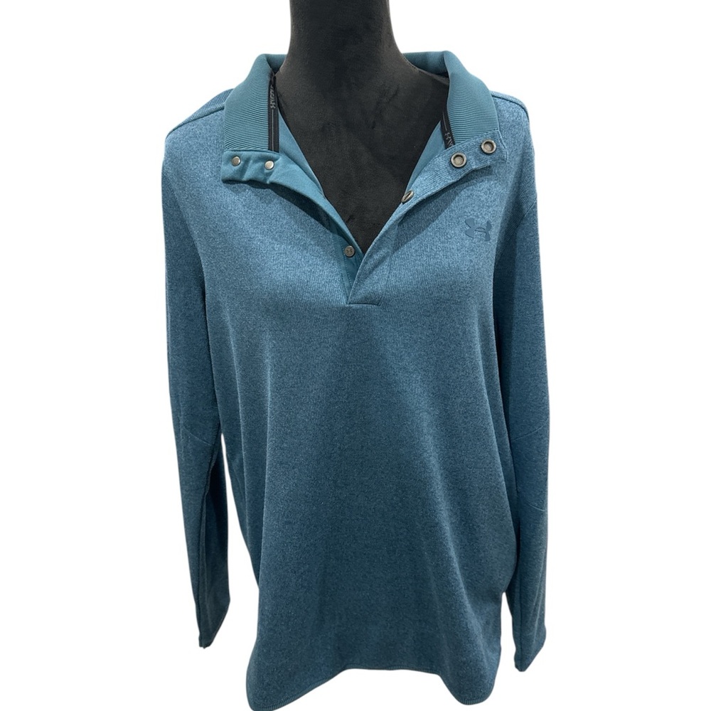 Under Armour Golf ColdGear Polo - Light Blue